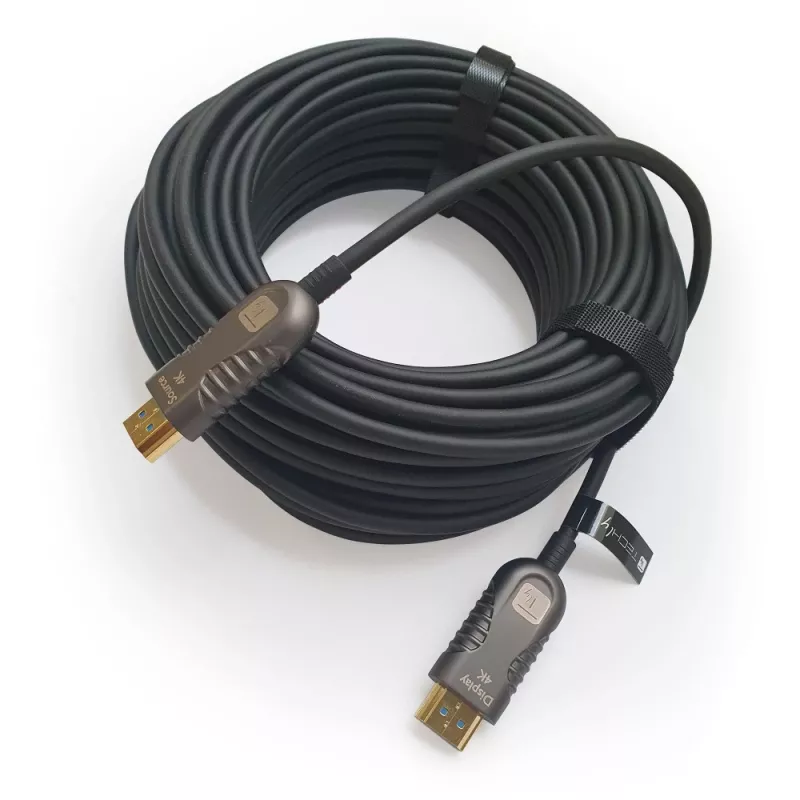 Techly ICOC HDMI-HY2-030 HDMI kabelis 30 m HDMI Type A (Standard) Melns