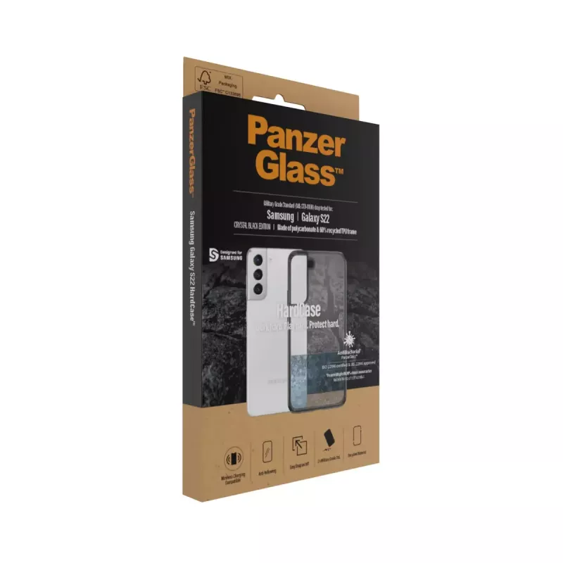 HardCase vāciņš PanzerGlass Samsung Galaxy S22 caurspīdīgs