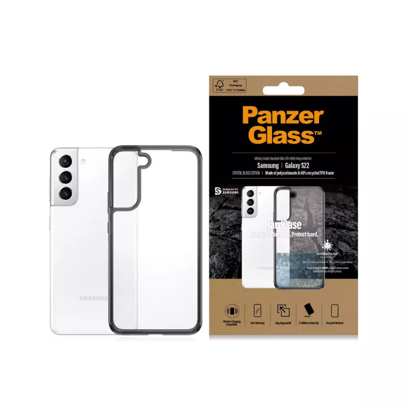 HardCase vāciņš PanzerGlass Samsung Galaxy S22 caurspīdīgs