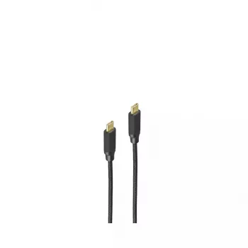 USB kabelis ShiverPeaks BS20-70025 USB 3.2 Gen 2 1m Melns