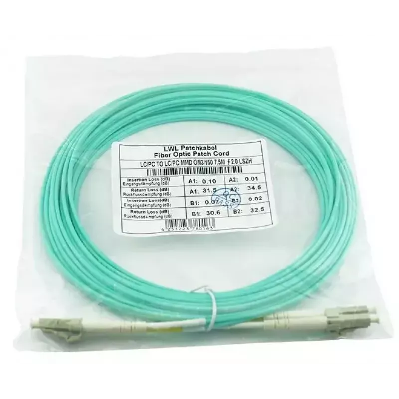 InfiniBand optiskās šķiedras kabelis BlueOptics 050502T512000001M 1 m 2x LC LC/APC