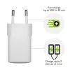 Iekštelpu USB-C 30W + USB-A 18W lādētājs, d bramante — modelis CH18EUWH7082, balts, AC 110–240V