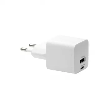 Iekštelpu USB-C 30W + USB-A 18W lādētājs, d bramante — modelis CH18EUWH7082, balts, AC 110–240V