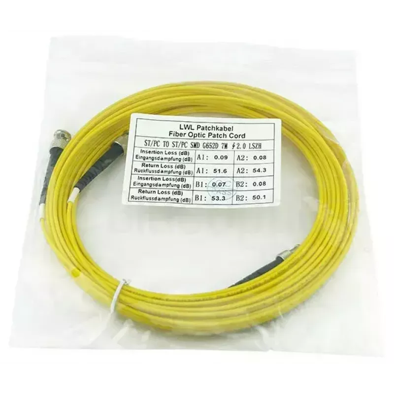 Optiskās šķiedras kabelis BlueOptics SFP3333BU1MK 1 m ST G.657.A1