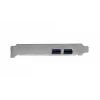 EXSYS EX-11049 Iekšējais USB 3.2 Gen 1 PCIe adapteris Melns Sudrabains