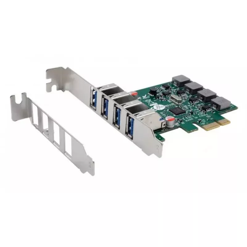 Iekšējais USB 3.2 Gen 1 adapteris EXSYS EX-11044 PCIe VIA VL805