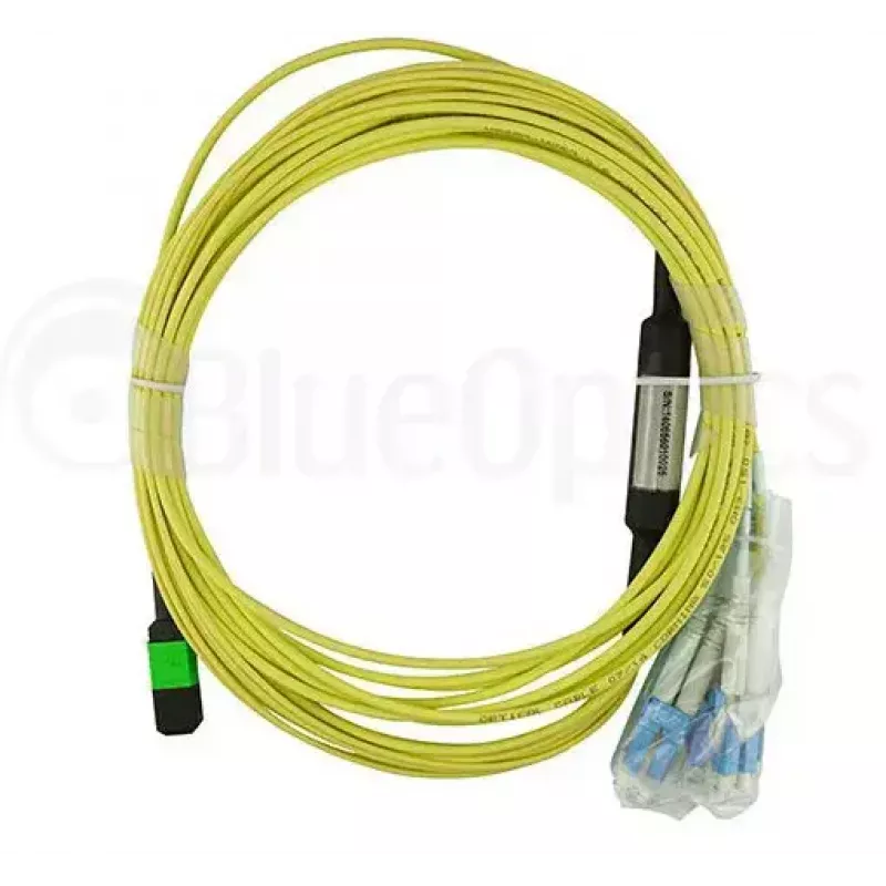 BlueOptics CBL-MPO12-4LC-SMF-7M-BO InfiniBand optiskās šķiedras kabelis 7,5 m MPO 4x LC
