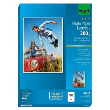 Fotopapīrs Glancēts Sigel InkJet Ikdienas A4
