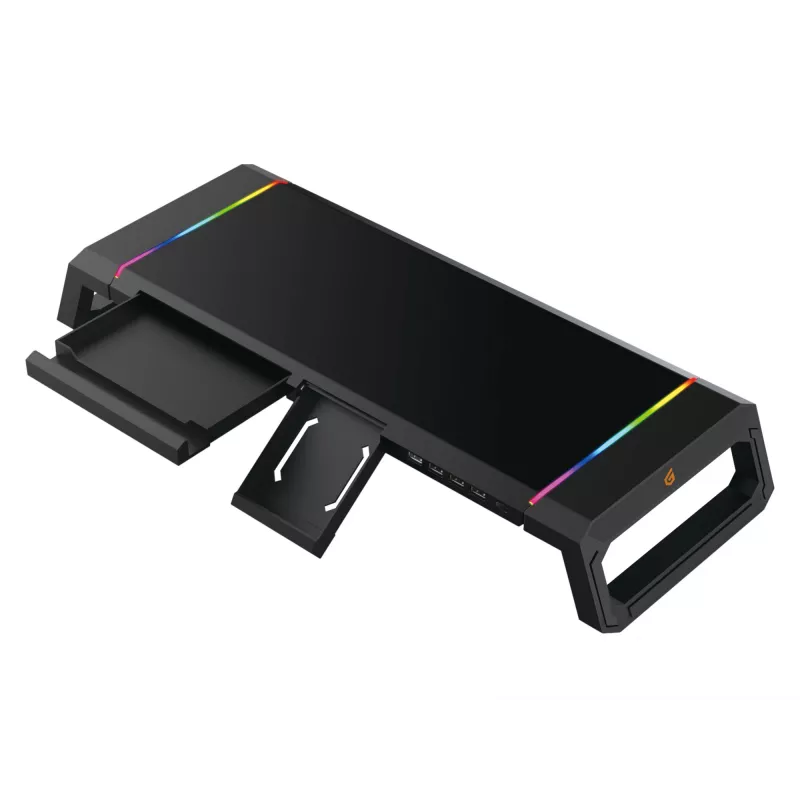 Conceptronic THORNE ERGO spēļu monitora statīvs, brīvi stāvošs, 10 kg, melns
