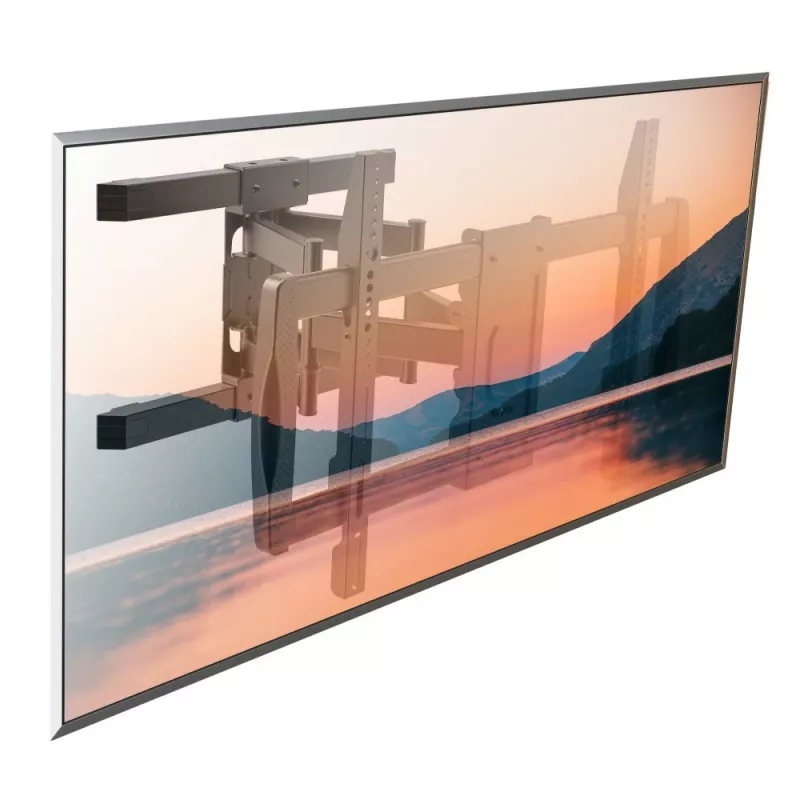 Techly ICA-PLB-473 TV stiprinājums/statīvs 190,5 cm (75 collas) Melns