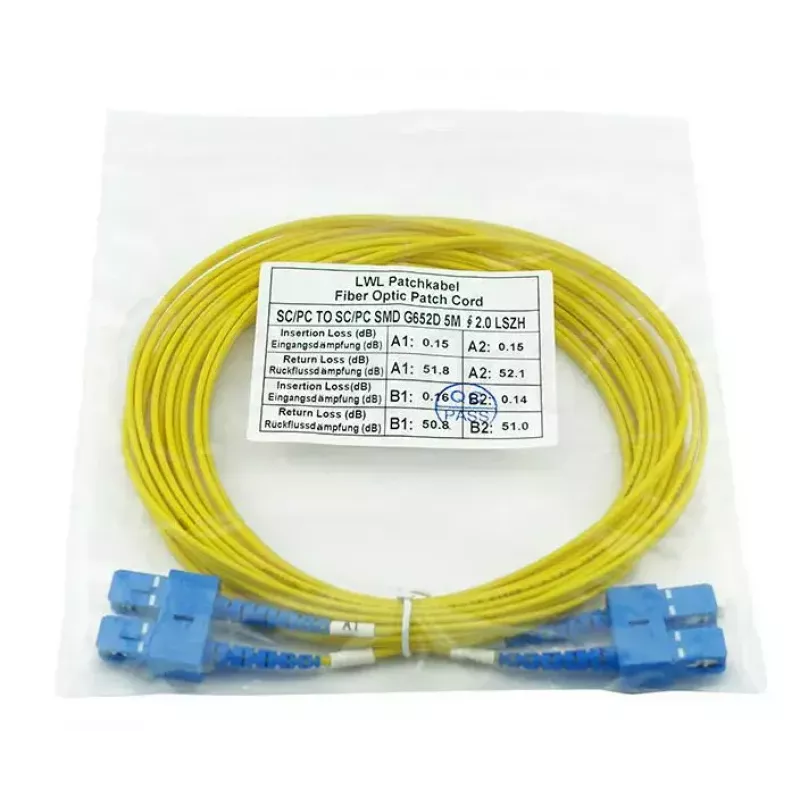 BlueOptics SFP3232BU3MK InfiniBand optiskās šķiedras kabelis 3 m SC dzeltens