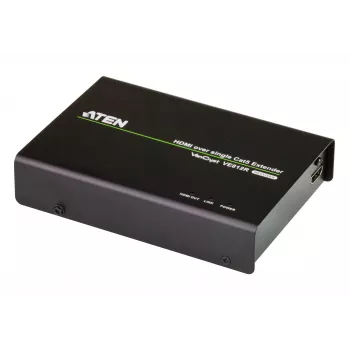 ATEN HDMI uztvērējs, tikai pa 1 CAT5e/6 kabeli (100 m), 4K / HDBaseT