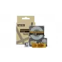 Uzlīmju lente Epson LK-5SBM melna sudraba termiskā pārnese 1,8 cm
