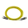 Optiskās šķiedras kabelis BlueOptics SFP3333BU0.5MK 0,5 m ST Dzeltens G.657.A1