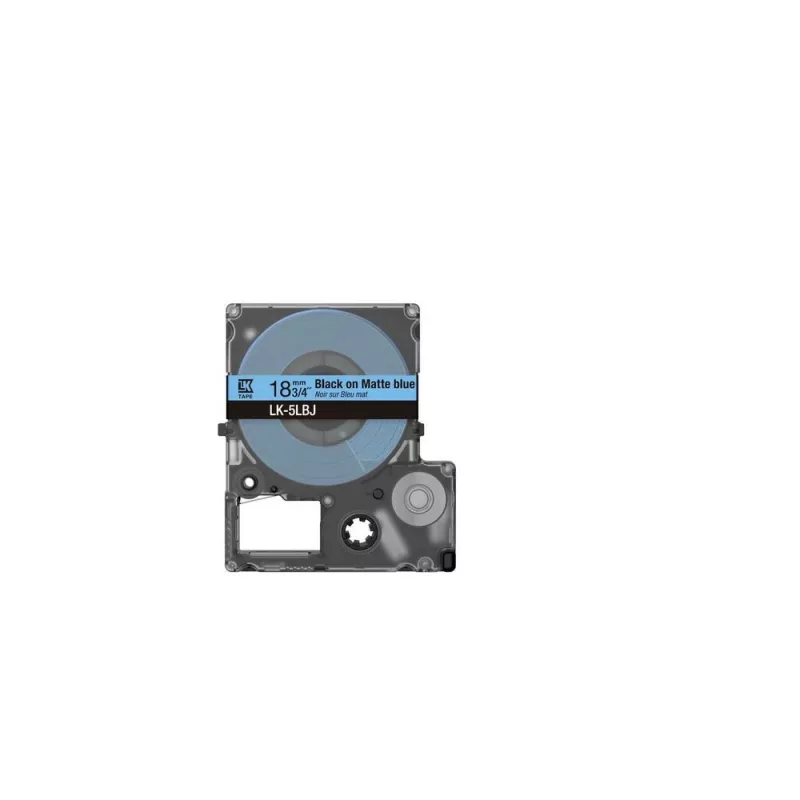 Epson LK-5LBJ Melna Zila Termotransfēra Lentas Etiķete 1.8 cm