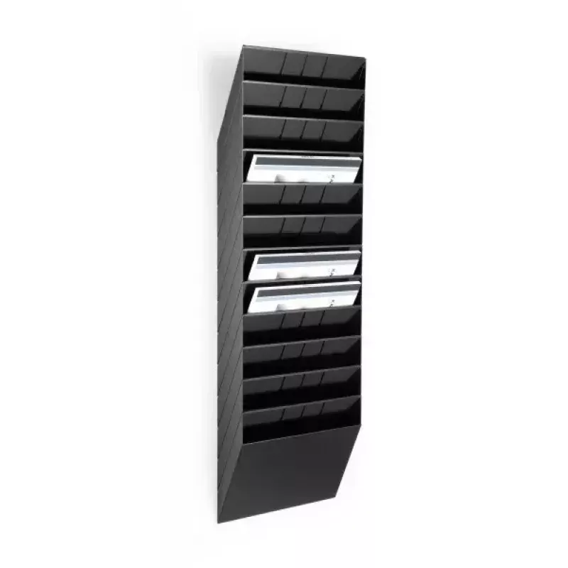 Literatūras plaukts Durable FLEXIBOXX 12 plaukti melns
