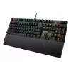 Mehāniskā spēļu tastatūra ASUS ROG Strix Scope II X — Pilnizmēra, USB, RGB, Šveices izkārtojums, Melna