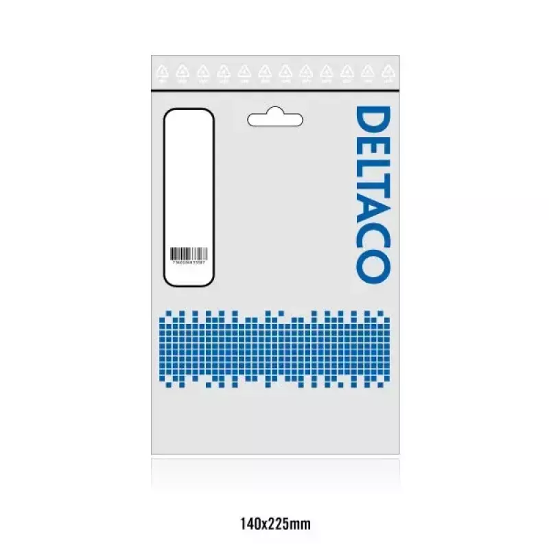 Tīkla kabelis Deltaco TP-611 RJ-45 Cat6 1,5 m pelēks