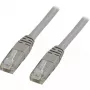 Tīkla kabelis Deltaco TP-611 RJ-45 Cat6 1,5 m pelēks