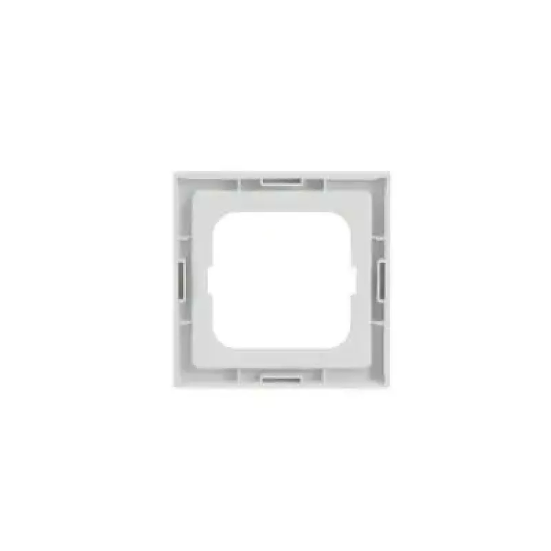 Elektrības slēdžu aizsedzošā plāksne Busch-Jaeger 1721-884K, bezskrūvju, balta, termoplastmasa, 80 × 80 × 11 mm