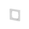 Elektrības slēdžu aizsedzošā plāksne Busch-Jaeger 1721-884K, bezskrūvju, balta, termoplastmasa, 80 × 80 × 11 mm