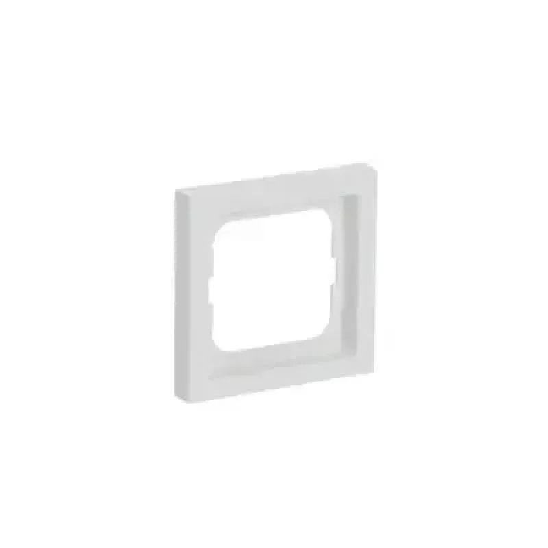 Elektrības slēdžu aizsedzošā plāksne Busch-Jaeger 1721-884K, bezskrūvju, balta, termoplastmasa, 80 × 80 × 11 mm