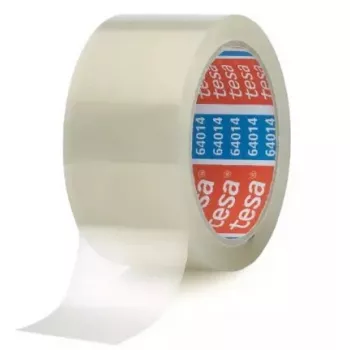 TESA 64014 Caurspīdīga polietilēna lente 66m 50mm saiņošanai stiprināšanai