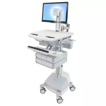Multivides ratiņi Ergotron StyleView Alumīnija pelēks balts