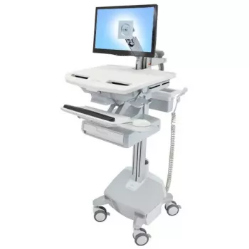 Multivides ratiņi Ergotron StyleView Alumīnija pelēks Balts