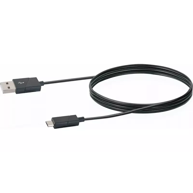 USB kabelis Schwaiger LKW 120 M 1.2m USB A Micro-USB B melns