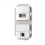 Kontaktligzda RJ-45 + HDMI Kindermann 7456 000 543