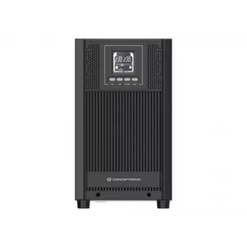 Conceptronic ZEUS52E3K 3000VA 2700W Online torņa UPS, IEC, Dubultā pārveidošana (Online), 3 kVA, 2700 W, Sinusoidāls, 220 V, 240 V