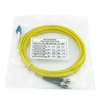 Optiskās šķiedras kabelis BlueOptics CAB-SMF-ST-LC-1 1 m G.657.A1 LC ST