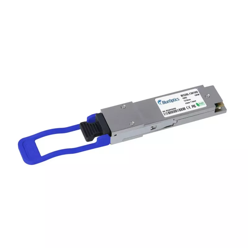 100G QSFP28 LR4 10KM EN tīkla raiduztvērēja modulis BlueOptics