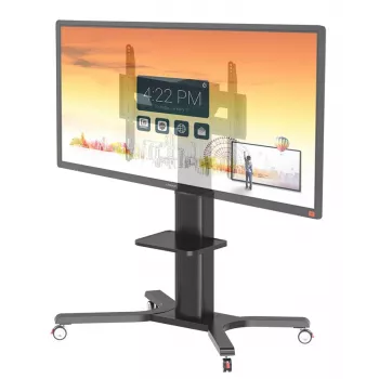 Peerless PR598-M monitora stiprinājums / statīvs 2,49 m (98 collas) Uz grīdas Melns
