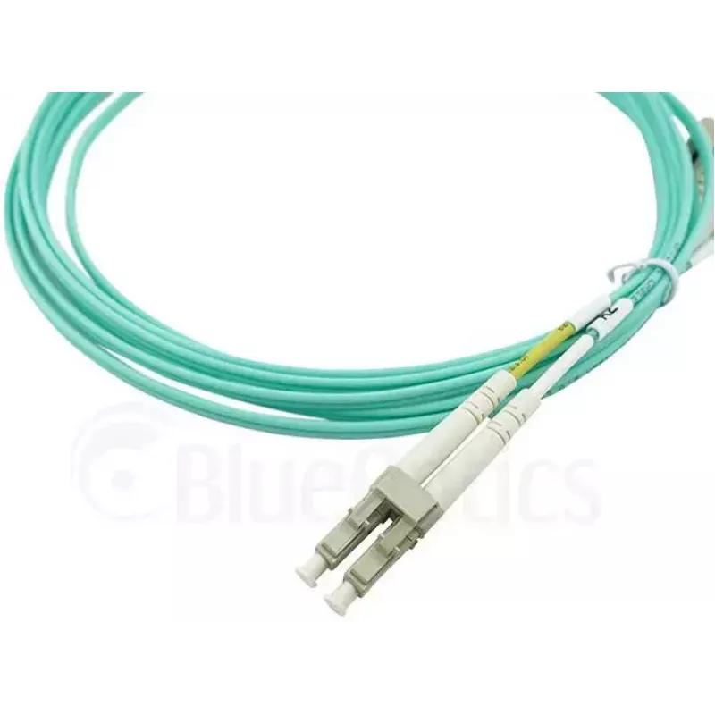 Optiskās šķiedras kabelis BlueOptics AJ833A 0,5 m LC OM3 Aqua