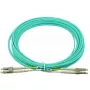 Optiskās šķiedras kabelis BlueOptics AJ833A 0,5 m LC OM3 Aqua