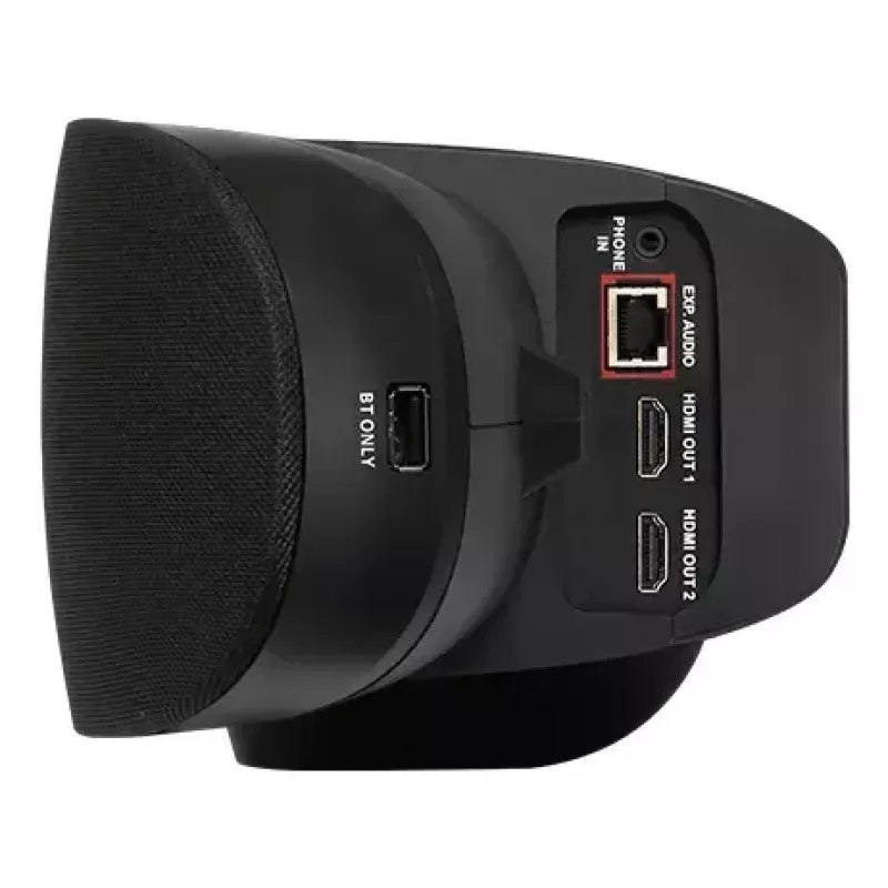AVerMedia VB370A 8 MP 4K USB kamera — Exmor CMOS, 3840×2160 @30 kadri/s, 92° redzeslauks, 4x digitālā tālummaiņa, platleņķa, melna, statīva stiprinājums