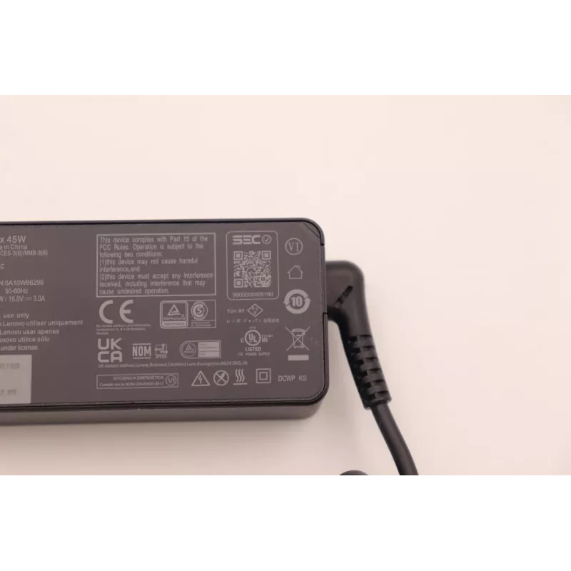 Lenovo 5A10W86299 strāvas adapteris Iekštelpu 45 W Melns