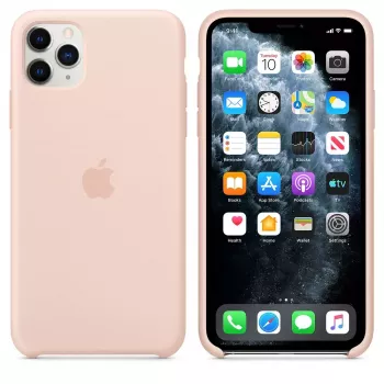 Apple iPhone 11 Pro Max silikona maciņš – rozā smilšu krāsā