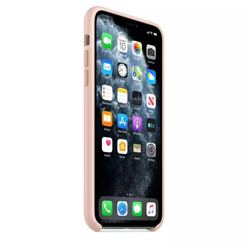 Apple iPhone 11 Pro Max silikona maciņš – rozā smilšu krāsā