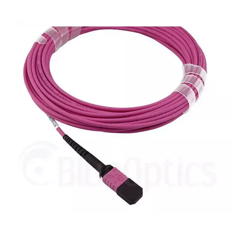 BlueOptics CBL-MPO12-4LC-OM4-3M-BO InfiniBand optiskās šķiedras kabelis 4x LC MPO 3m