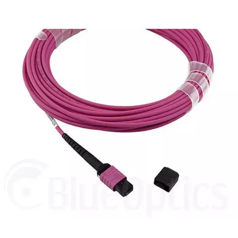 BlueOptics CBL-MPO12-4LC-OM4-3M-BO InfiniBand optiskās šķiedras kabelis 4x LC MPO 3m