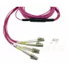 BlueOptics CBL-MPO12-4LC-OM4-3M-BO InfiniBand optiskās šķiedras kabelis 4x LC MPO 3m
