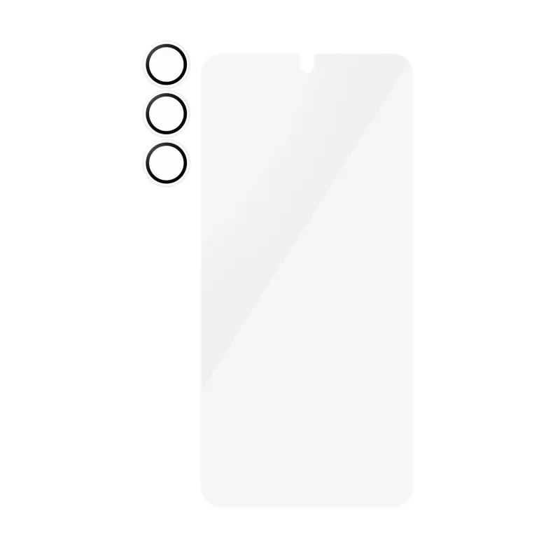 PanzerGlass 2-in-1 aizsardzības komplekts Samsung Galaxy S25+ pret skrāpējumiem un triecieniem