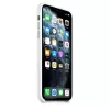 Silikona futrālis Apple iPhone 11 Pro Max — Silikona, Balts, piemērots 6.5 collām