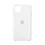 Silikona futrālis Apple iPhone 11 Pro Max — Silikona, Balts, piemērots 6.5 collām
