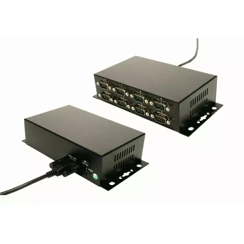 USB 2.0 uz 8S seriālo RS-232 pieslēgvietu adapteris EXSYS EX-1338HMV