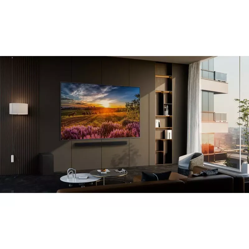Samsung Q80D GQ75Q80DATXZG televizors 190.5 cm (75 collas) 4K Ultra HD viedais televizors Wi-Fi sudraba krāsa