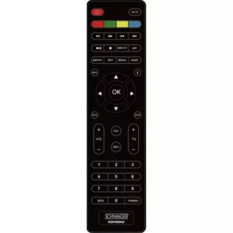 Uztvērējs Schwaiger DSR400HD Satelīts Full HD Melns